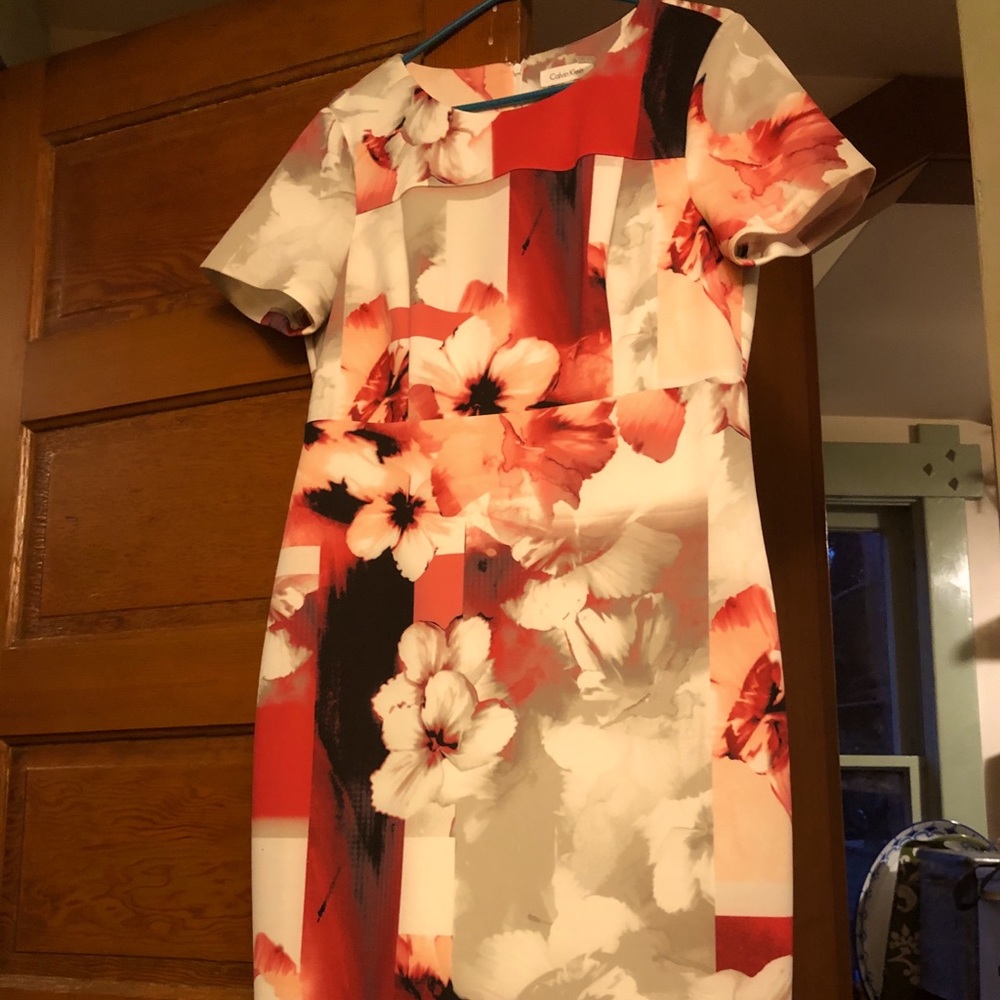 Calvin Klein floral dress